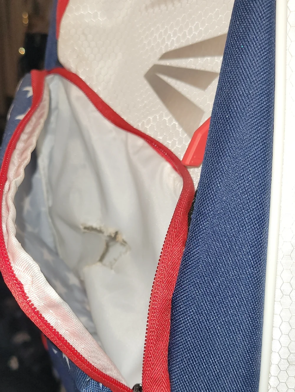 Easton Patriotic Navy, White and Red Stars Backpack
